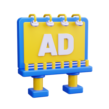 Publicidad exterior  3D Icon