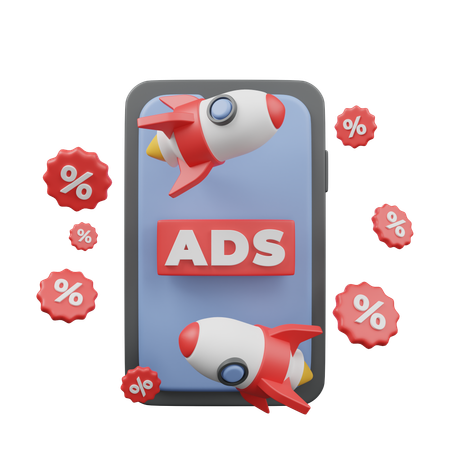 Publicidad de inicio  3D Icon