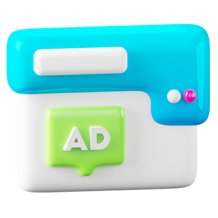 Web publicitaria  3D Icon