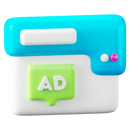 Web publicitaria  3D Icon