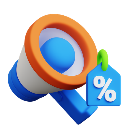 Publicidad y promociones  3D Icon