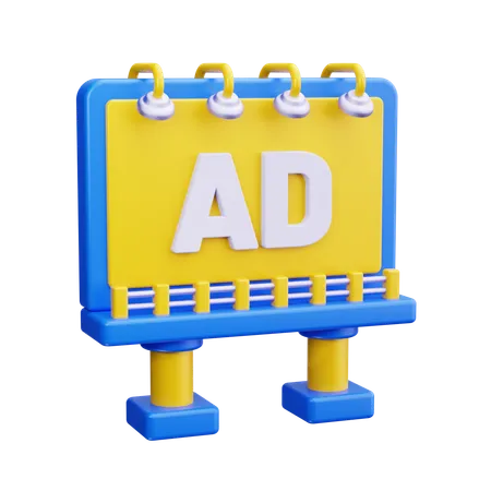 Publicidade Externa  3D Icon