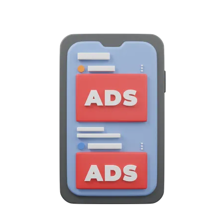 Publicidade on-line  3D Icon