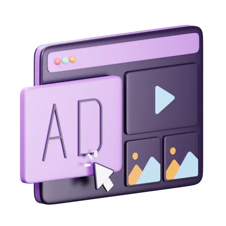 Publicité  3D Icon