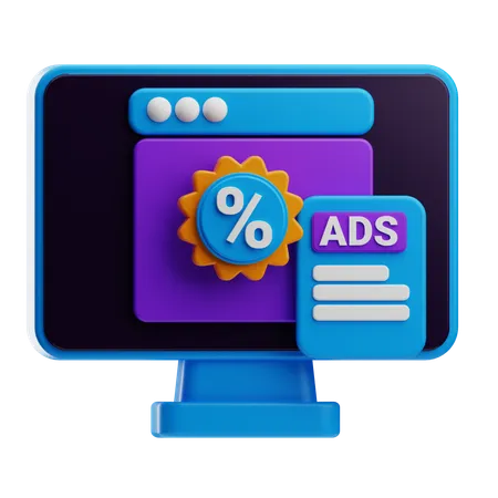 Publicité  3D Icon