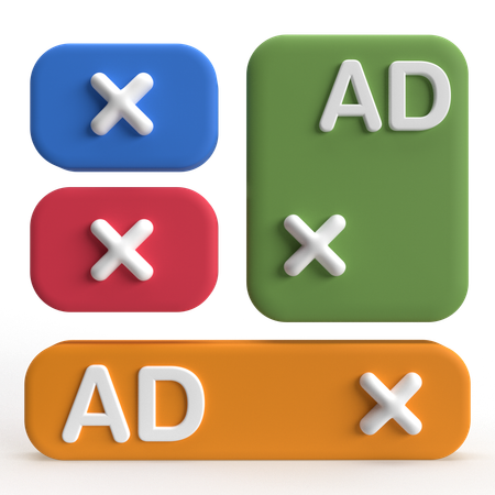 Publicité  3D Icon