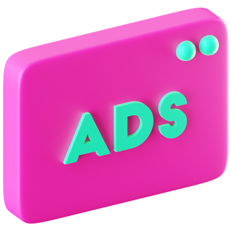 Publicité  3D Icon