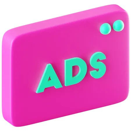 Publicité  3D Icon