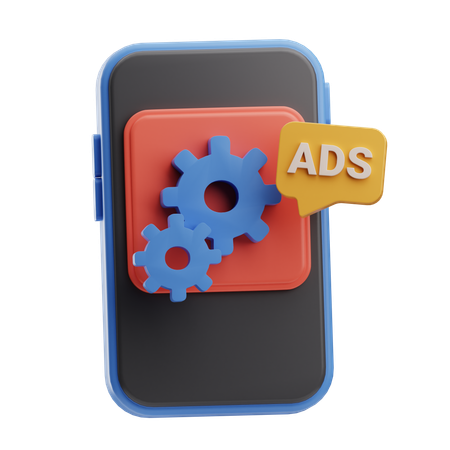 Publicité pour une application mobile  3D Icon