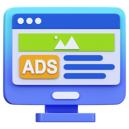 Annonces de blog  3D Icon