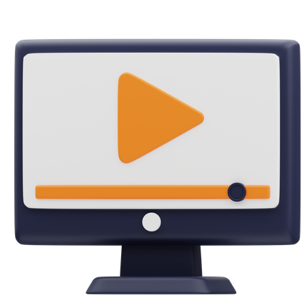Publicités vidéo en streaming  3D Icon