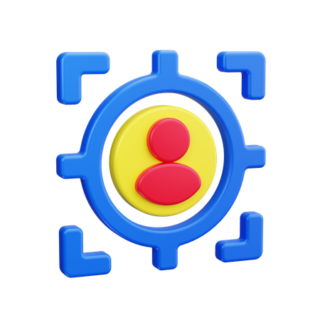 Público-alvo  3D Icon