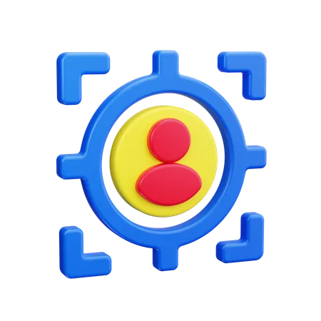 Público-alvo  3D Icon