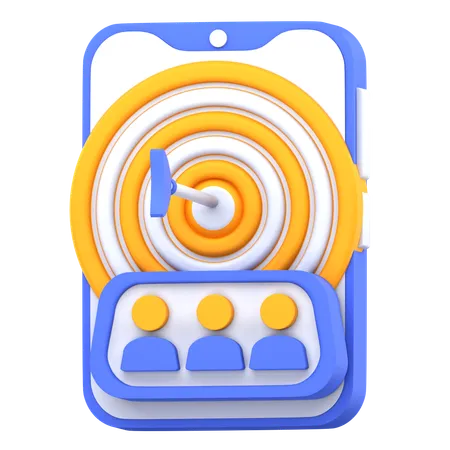 Público-alvo  3D Icon