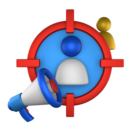Público-alvo  3D Icon