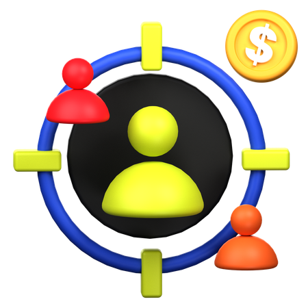 Público-alvo  3D Icon