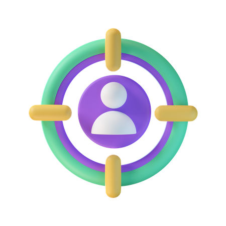 Público-alvo  3D Icon