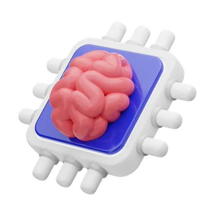 Puce cérébrale  3D Icon