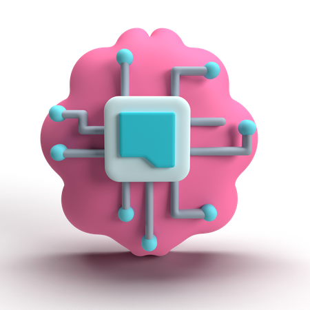 Puce d'automatisation  3D Icon