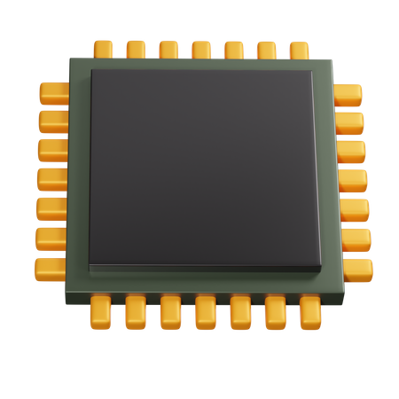 Puce électronique  3D Icon