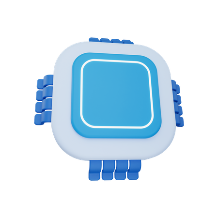 Puce informatique  3D Icon