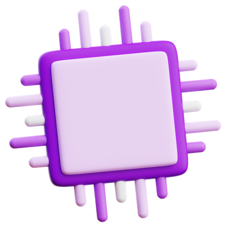 Puce informatique  3D Icon