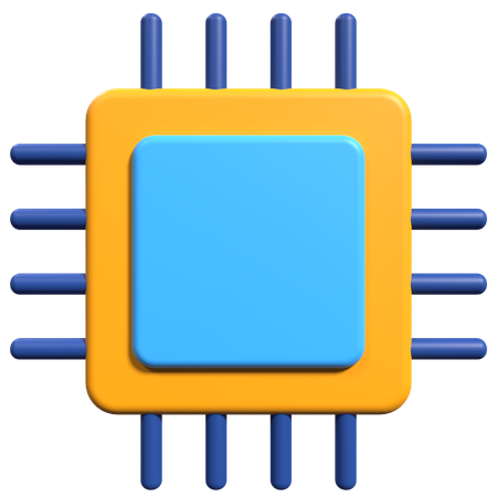 Puce informatique  3D Icon