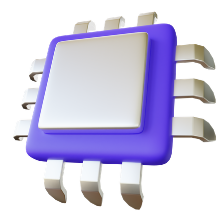 Puce informatique  3D Icon