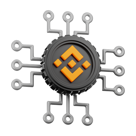 Puce numérique  3D Icon