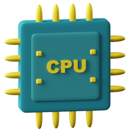Puce processeur  3D Icon