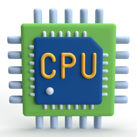 Puce processeur  3D Icon