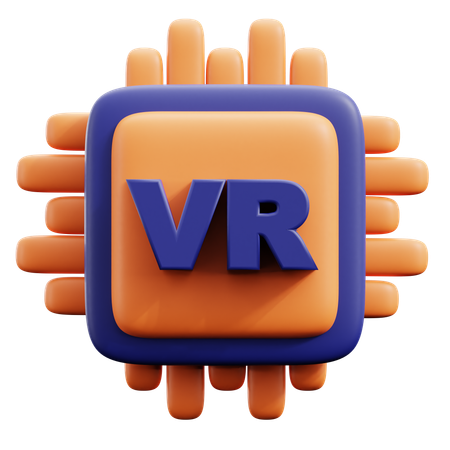 Puce VR  3D Icon