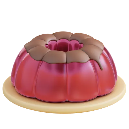 3 D Illustration Pudding 3D Icon