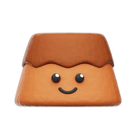 Pudding  3D Icon