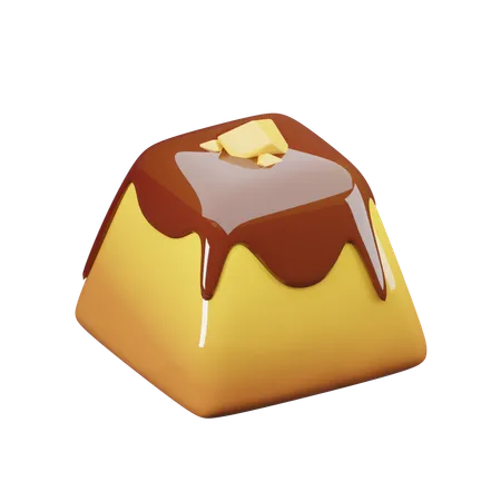 Pudding  3D Icon