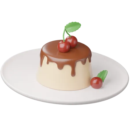 Pudding  3D Icon