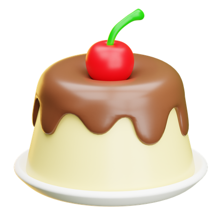 Pudding  3D Icon