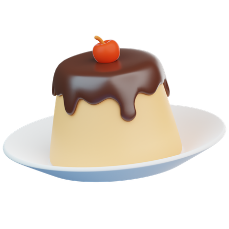 Pudding  3D Icon