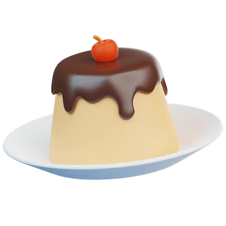 Pudding  3D Icon