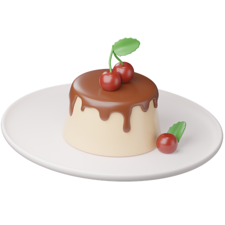 Pudding  3D Icon