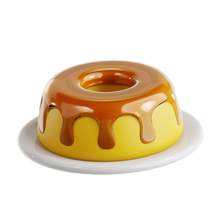 Pudding  3D Icon