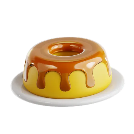 Pudding  3D Icon