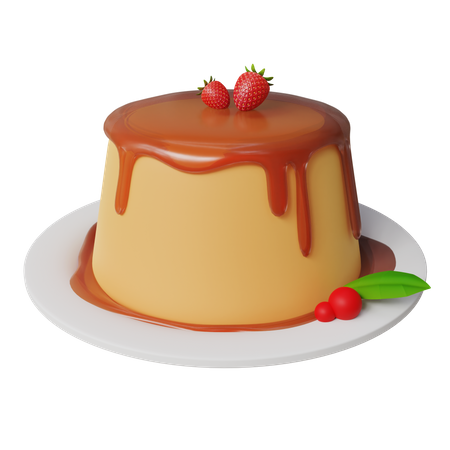 Pudding  3D Icon