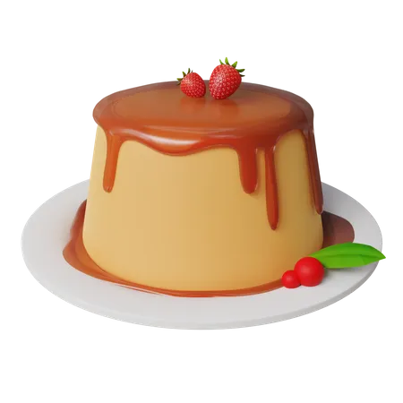 Pudding  3D Icon