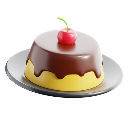 Pudding  3D Icon