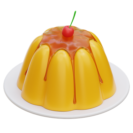 Pudding  3D Icon