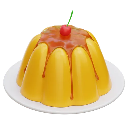 Pudding  3D Icon