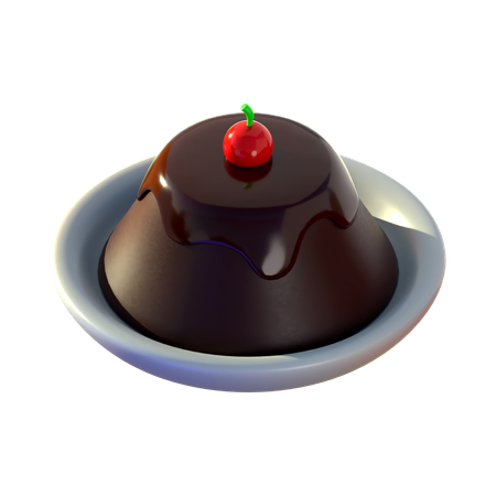 Pudding  3D Icon