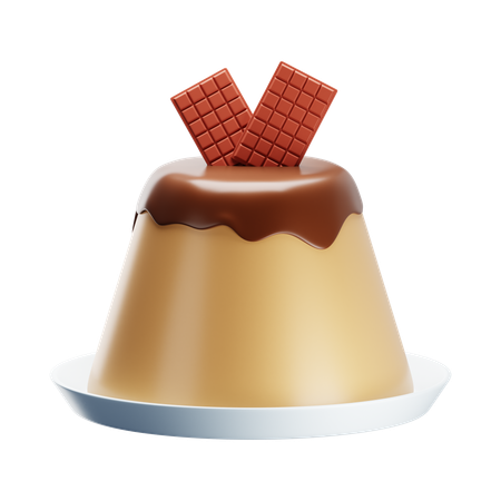 Pudding  3D Icon