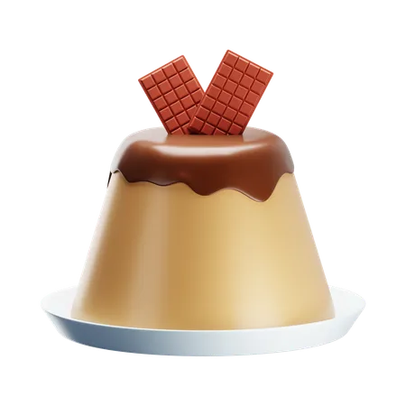 Pudding  3D Icon